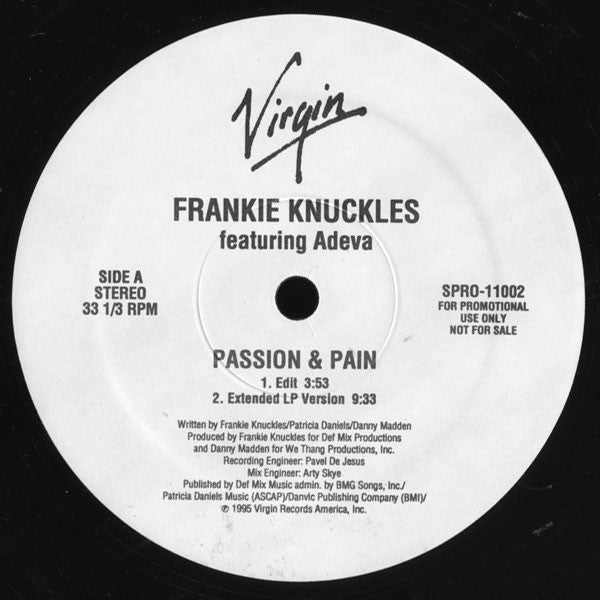 Frankie Knuckles featuring Adeva – Passion & Pain (VG/GEN)