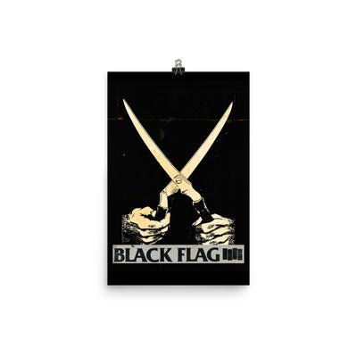 BLACK FLAG COLLAGE POSTER