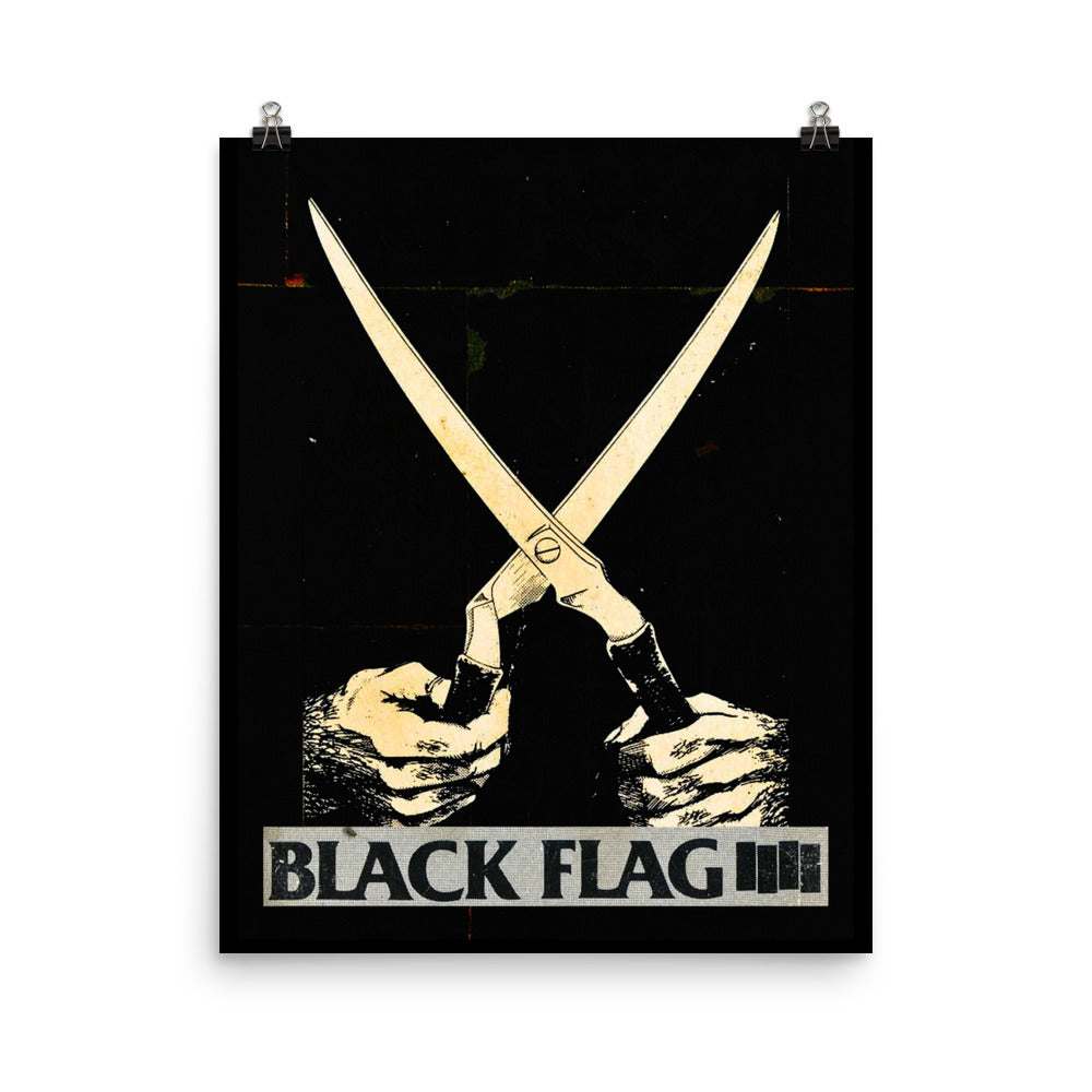 BLACK FLAG COLLAGE POSTER