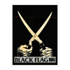 Black Flag Shears Collage Sticker