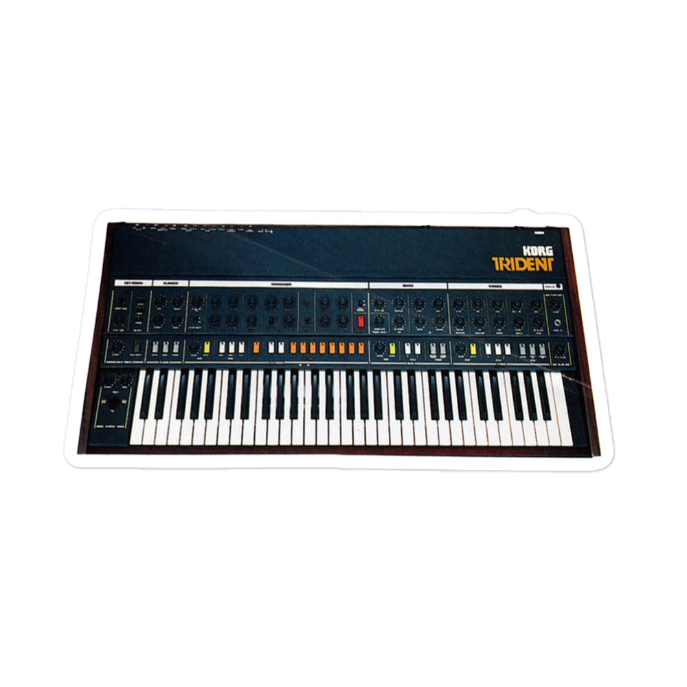 KORG TRIDENT SYNTHESIZER STICKER