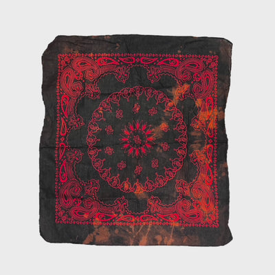 DISCHARGE DYED BANDANA